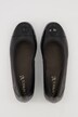 Caprice Leder-Ballerinas, Lackleder-Spitze, Weite H