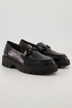 Caprice Leder-Loafer, Lackleder, Wechselfußbett