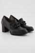 Tamaris comfortabele loafers van leer, verwisselbaar voetbed, gerecycled