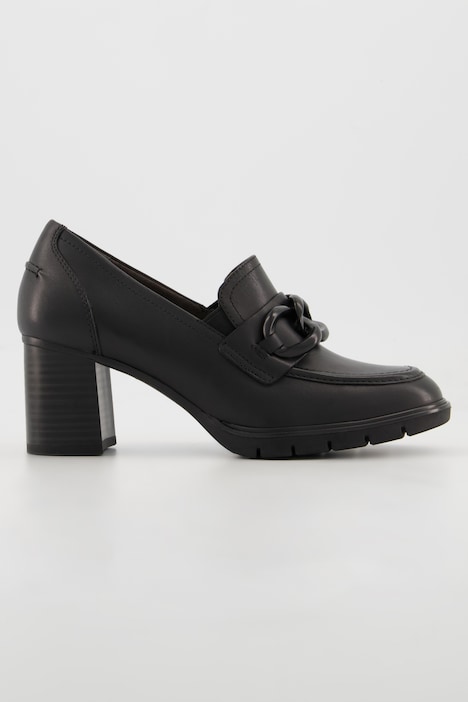 Tamaris Comfort Leder-Loafer, Wechselfußbett, recycelt | Schuhe | Pumps