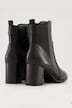 Tamaris Leder-Stiefeletten, Wechselfußbett, recycelt