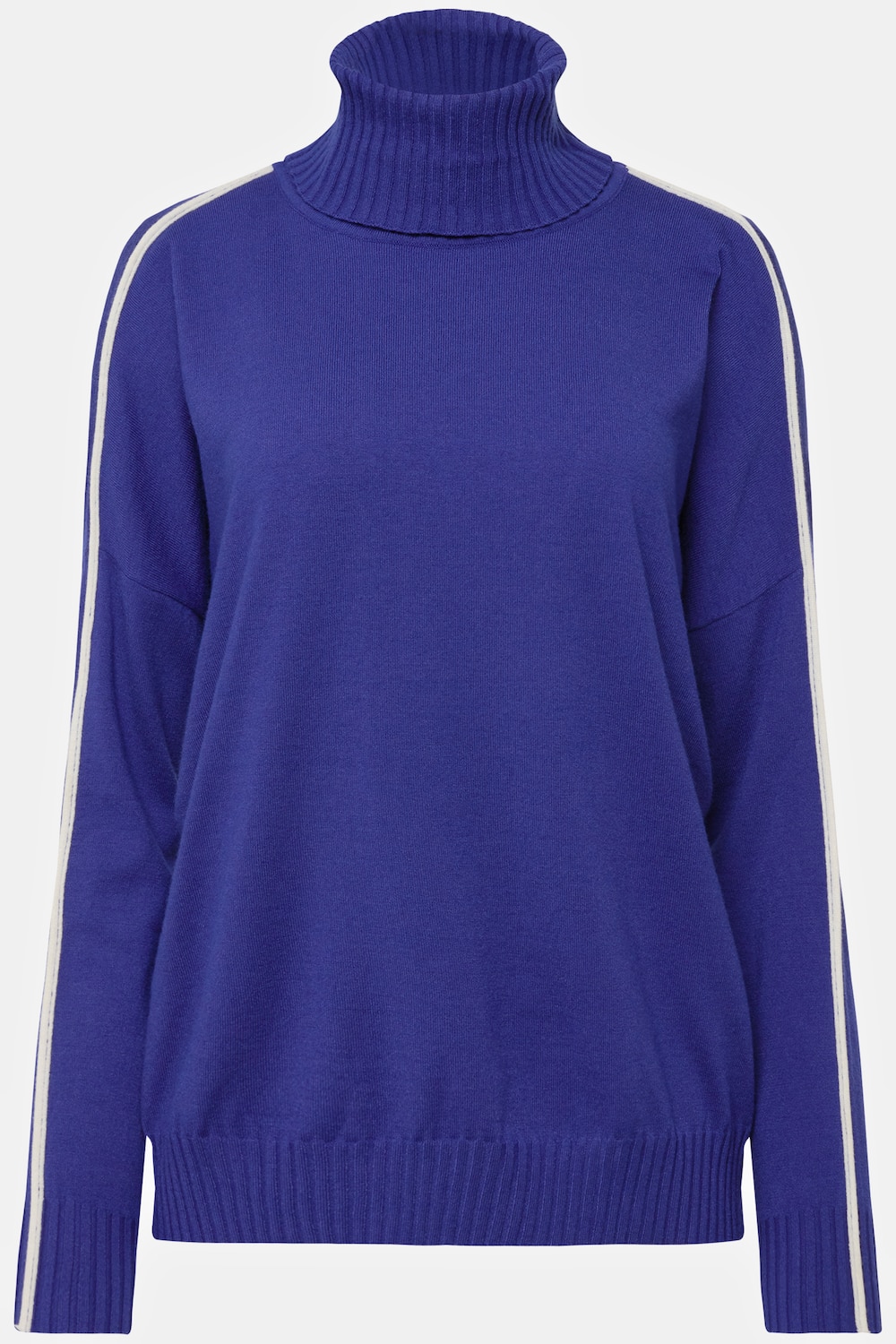 Stora storlekar Tröja, Dam, blå, storlek: L, Viskos/Polyester/Syntetfibrer, LAURASON