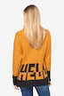 Pullover, Colorblocking Wording SEA, zweifarbig, Rollkragen, Langarm