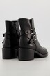 Caprice Leder-Stiefeletten, Wechselfußbett, Weite G