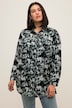 Hemdbluse, Boxy Fit, Batik Print, Hemdkragen, Langarm