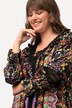 Bluse, Spitze, Rüschen, V-Ausschnitt, Langarm