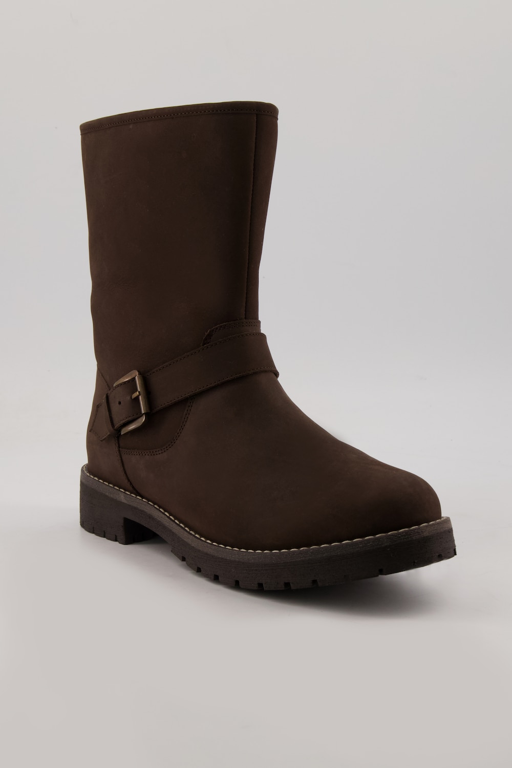 Leder-Boots, Damen, braun, Größe: 40, Polyester/Leder, Ulla Popken