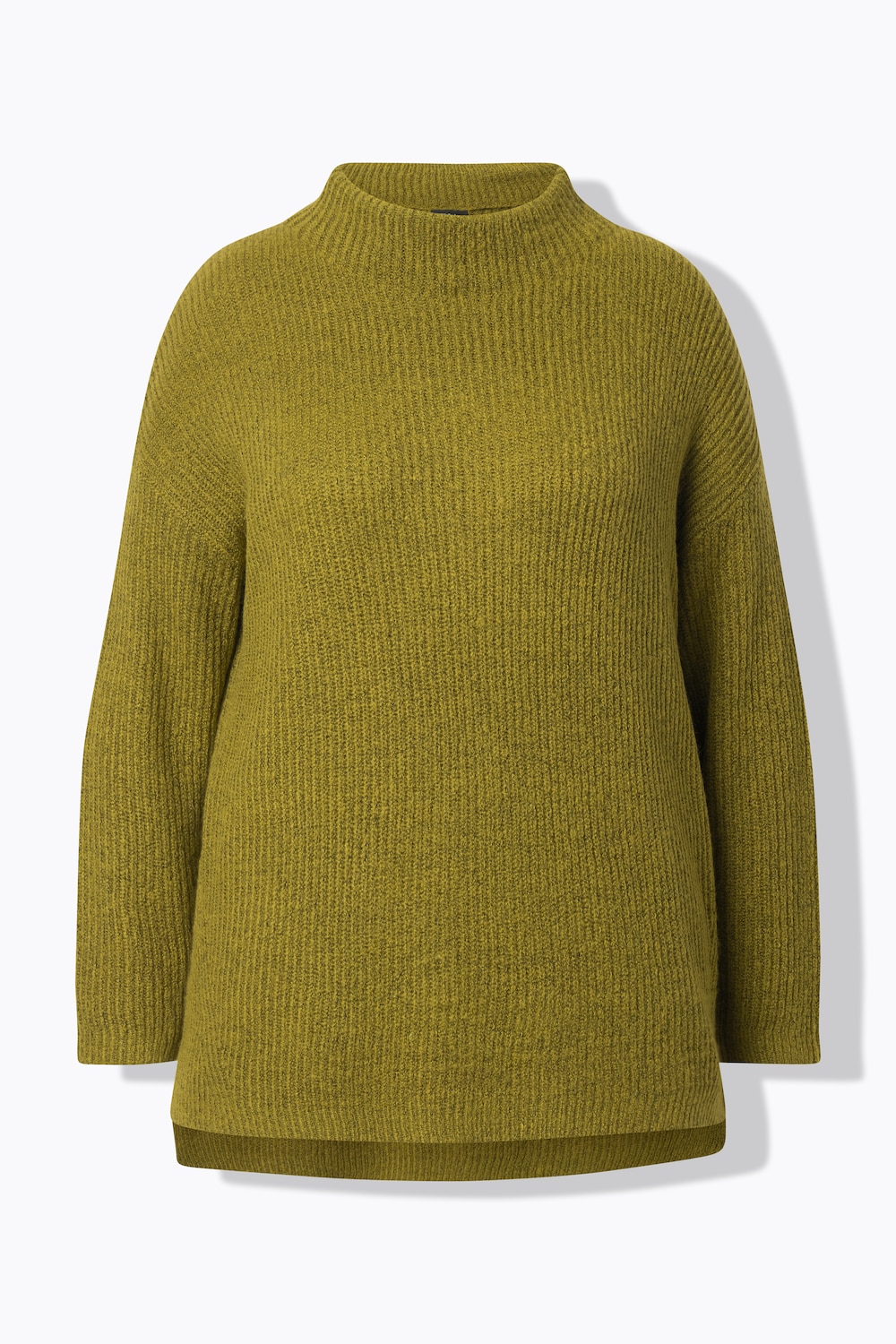 Stora storlekar Polotröja i oversize-modell, Dam, brun, storlek: 42/44, Syntetfibrer/Polyester, Ulla Popken