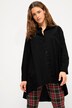 Asymmetric A-Line Button-Down Shirt