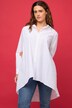 Asymmetric A-Line Button-Down Shirt