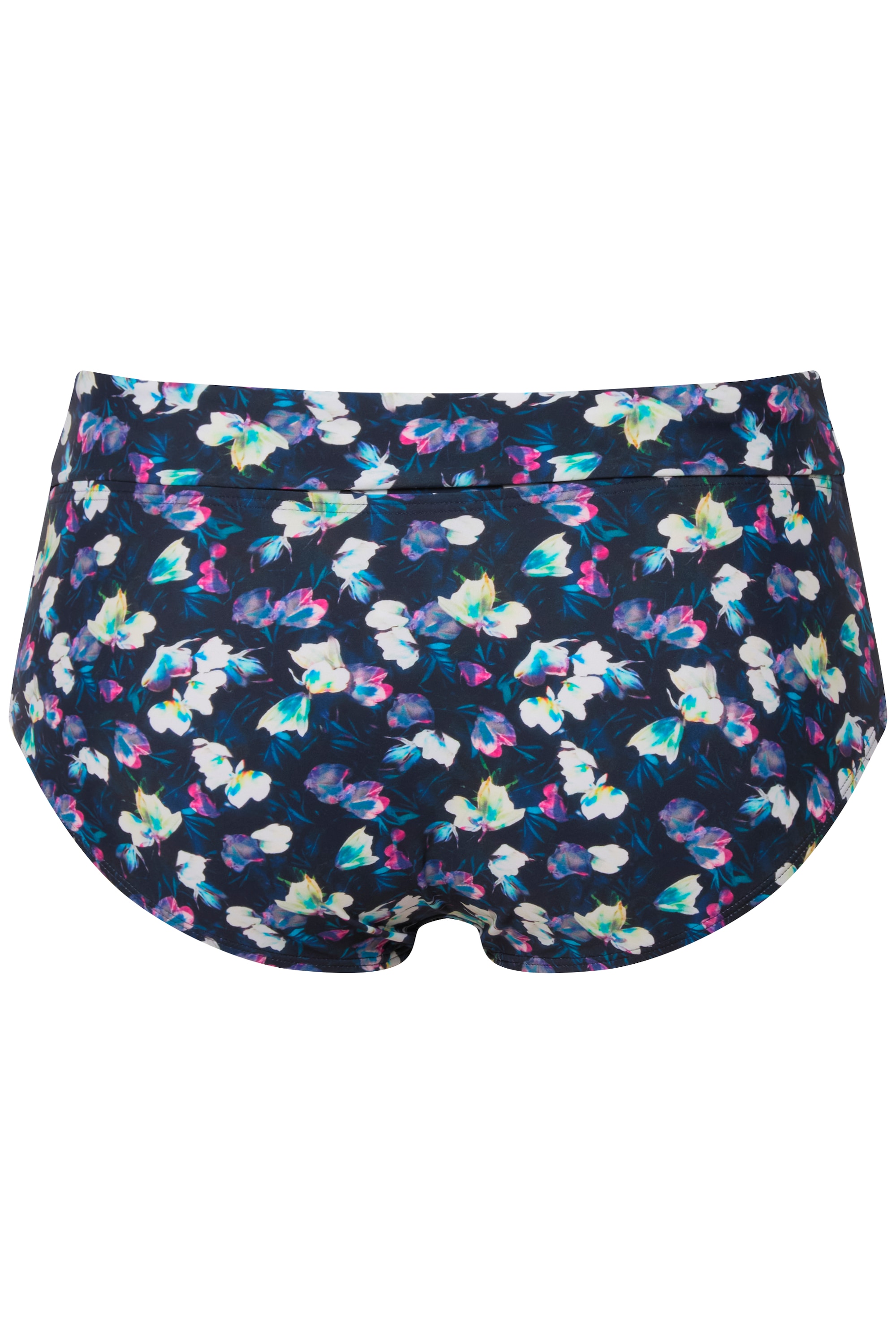 Ulla Popken Damen große Größen Bellieva Tankini Zweiteiler Blumenmuster Raffung
