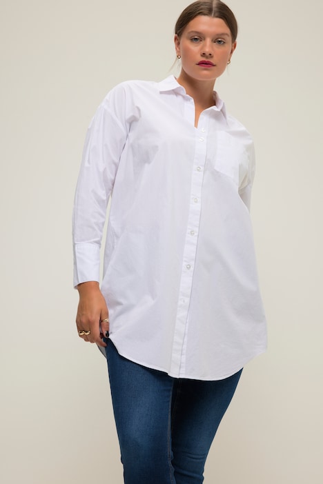 Oversized Collared Shirt Dress | all Blouses | Blouses