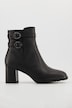 Botines de piel, confort Tamaris, remaches decorativos, ancho H