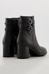 Botines de piel, confort Tamaris, remaches decorativos, ancho H
