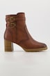 Leather ankle boots