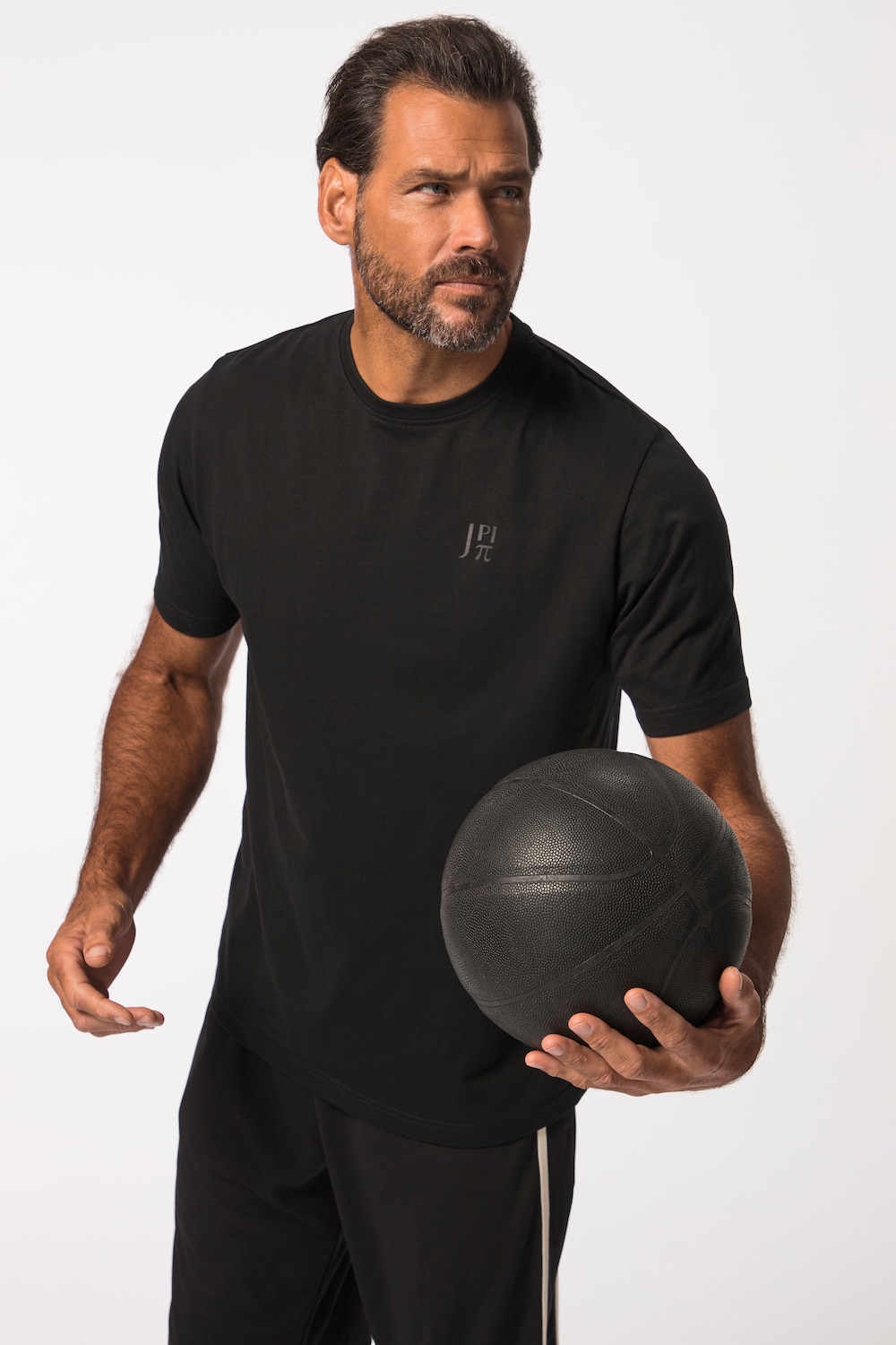 Stora storlekar T-shirt FLEXNAMIC®, Her, svart, storlek: XL, Bomull/Polyester, JAY-PI