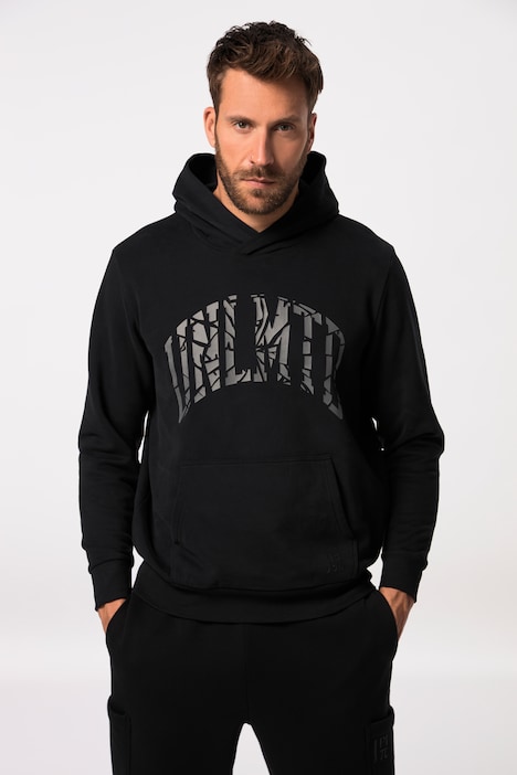 JAY-PI hoodie, fitness, pullover, chest print, kangaroo pocket