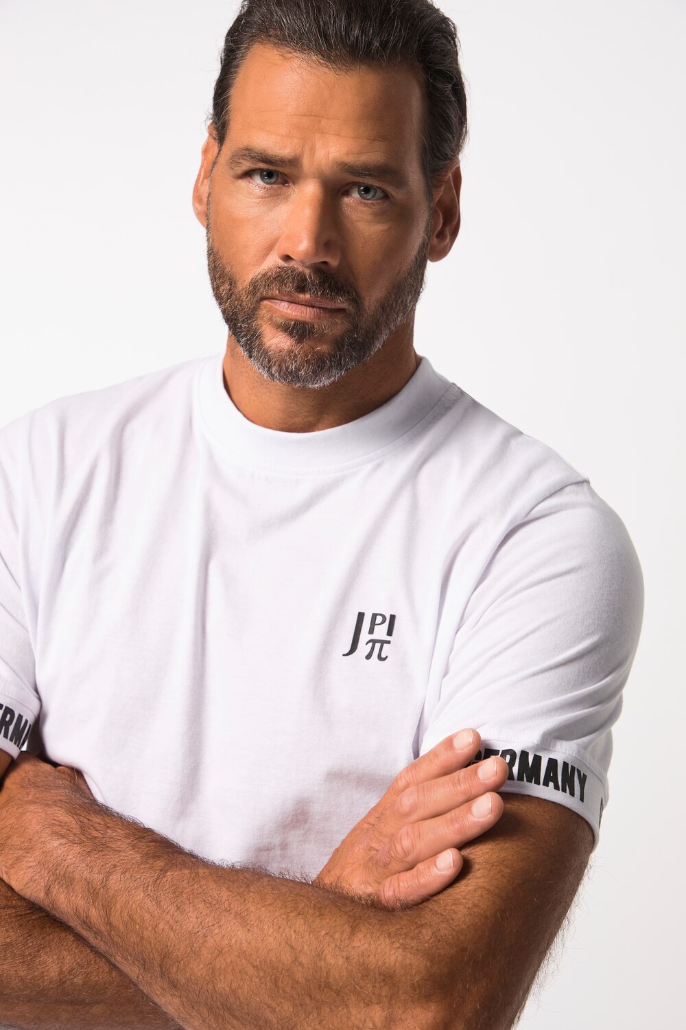 Stora storlekar T-Shirt FLEXNAMIC®, Her, vit, storlek: XXL, Bomull/Polyester, JAY-PI