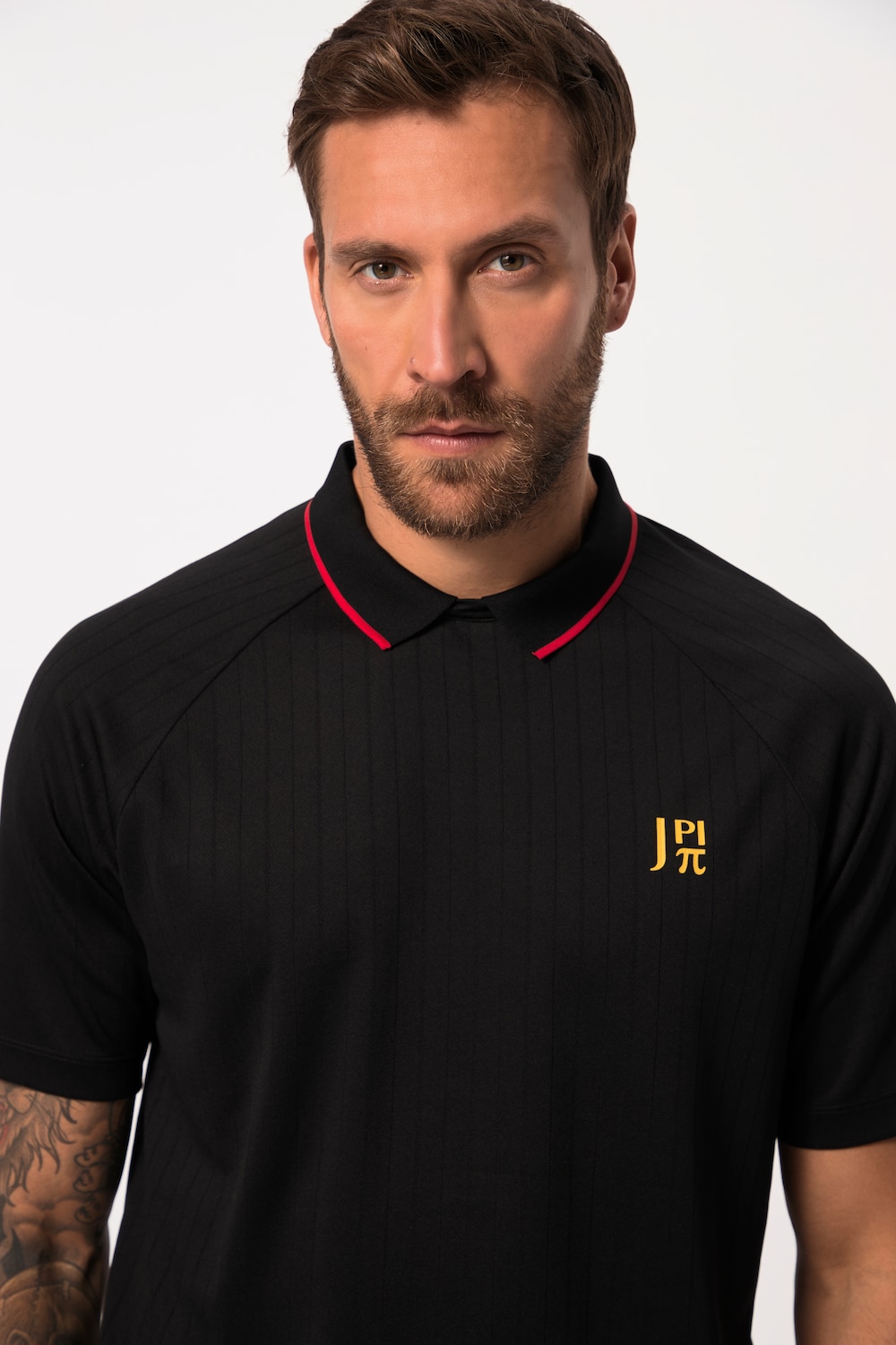 Stora storlekar Pikétröja FLEXNAMIC®, Her, svart, storlek: 3XL, Polyester, JAY-PI