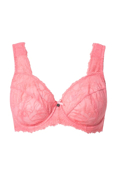 Podprsenka s kosticemi, krajka, široká ramínka, košíčky B-F