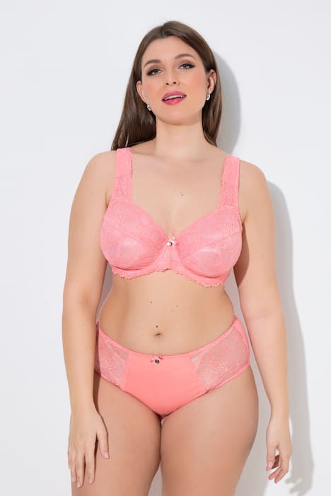 Beugelbeha, kant, brede schouderbandjes, cup B-F