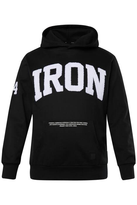 JAY-PI mikina s kapucí, Iron Anvil, kolekce fitness, JAY-PI x DK, QuickDry