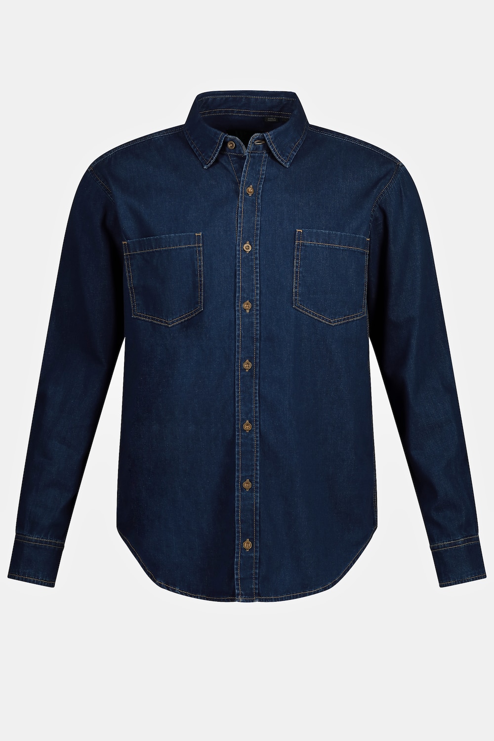 Jeanshemd, Langarm, Kentkragen, Modern Fit, bis 8 XL