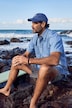 Denim shirt, denim, halflange mouwen, Modern Fit, kent-kraag, tot maat 8XL