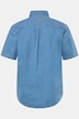 Denim shirt, denim, halflange mouwen, Modern Fit, kent-kraag, tot maat 8XL