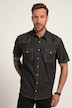 Jeansoverhemd, korte mouwen, kentkraag, moderne pasvorm, tot 8XL, Tall
