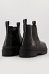 Chunky Chelsea-Boots, Elastikeinsatz, Zipper, Weite H