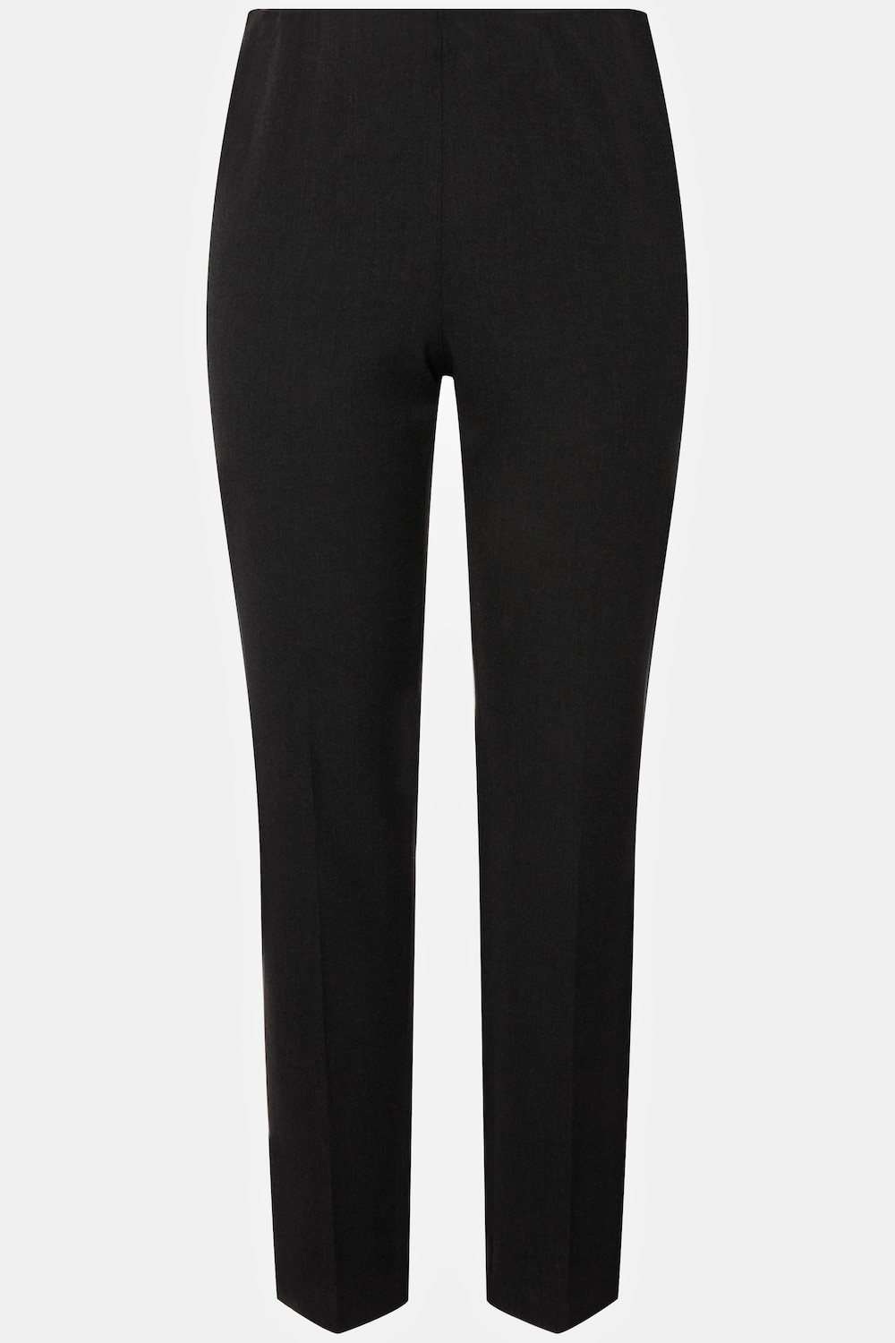 Stora storlekar Byxa med dekorsöm i sidan, Dam, blå, storlek: 50, Polyester/Viskos, Ulla Popken