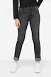 Smal jeans, smal passform, 5-lommer, oppslått kant, med resirkulert polyester