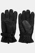 Leather gloves, genuine leather, warm lining, strap
