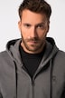 Veste à capuche JAY-PI, collection fitness. En molleton avec des imprimés.