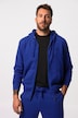Veste à capuche JAY-PI, collection fitness. En molleton avec des imprimés.