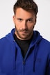Veste à capuche JAY-PI, collection fitness. En molleton avec des imprimés.