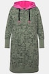 Robe en molleton avec imprimé sur toute la surface