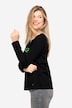 T-shirt, regular fit, Statement-print, rund hals, langærmet, OEKO-TEX