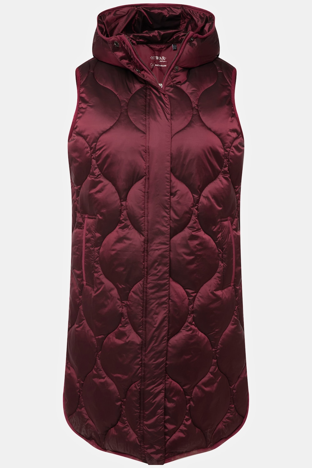 Stora storlekar HYPRAR lång, Dam, röd, storlek: 42/44, Polyester/Syntetfibrer, Ulla Popken