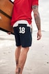 JAY-PI zwemshorts, beachwear, elastische band, strepen