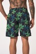 Shorts da mare JAY-PI con cintura elastica e stampa con palme