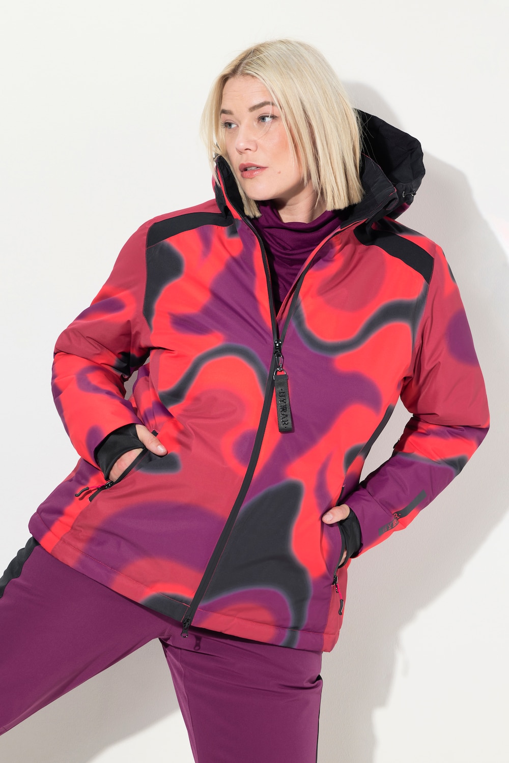 Große Größen HYPRAR Performance-Jacke, Damen, lila, Größe: 58/60, Polyester, Ulla Popken