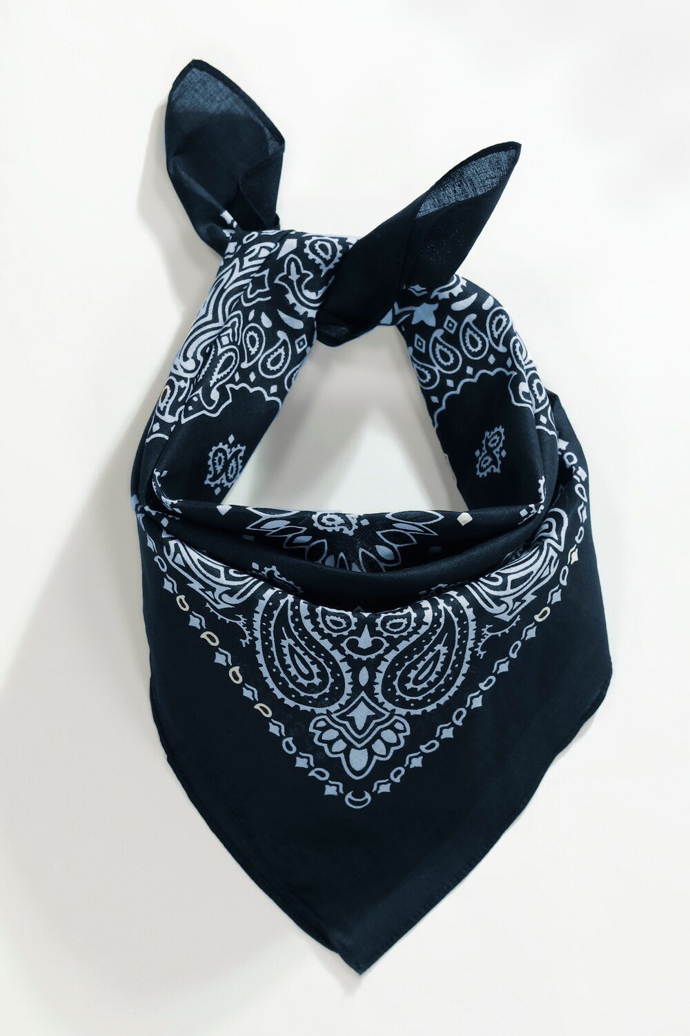 Grote Maten bandana, Dames, blauw, Maat: One Size, Katoen, Ulla Popken