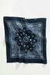 Bandana, wzór paisley, kwadratowa, chusta
