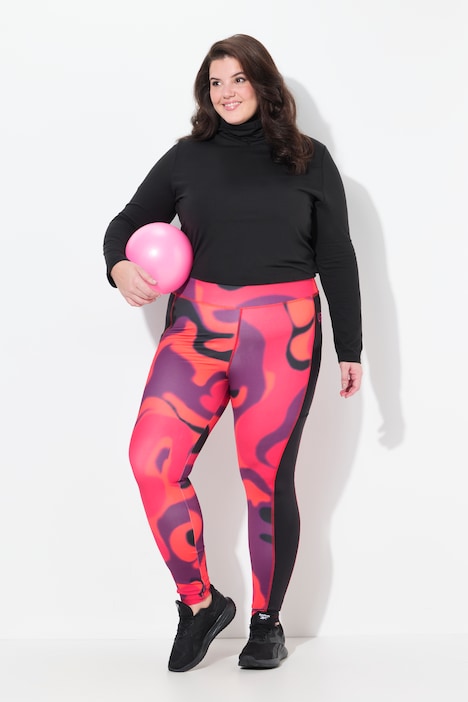 Leggings sportivi a vita alta con asciugatura rapida e materiale riciclato