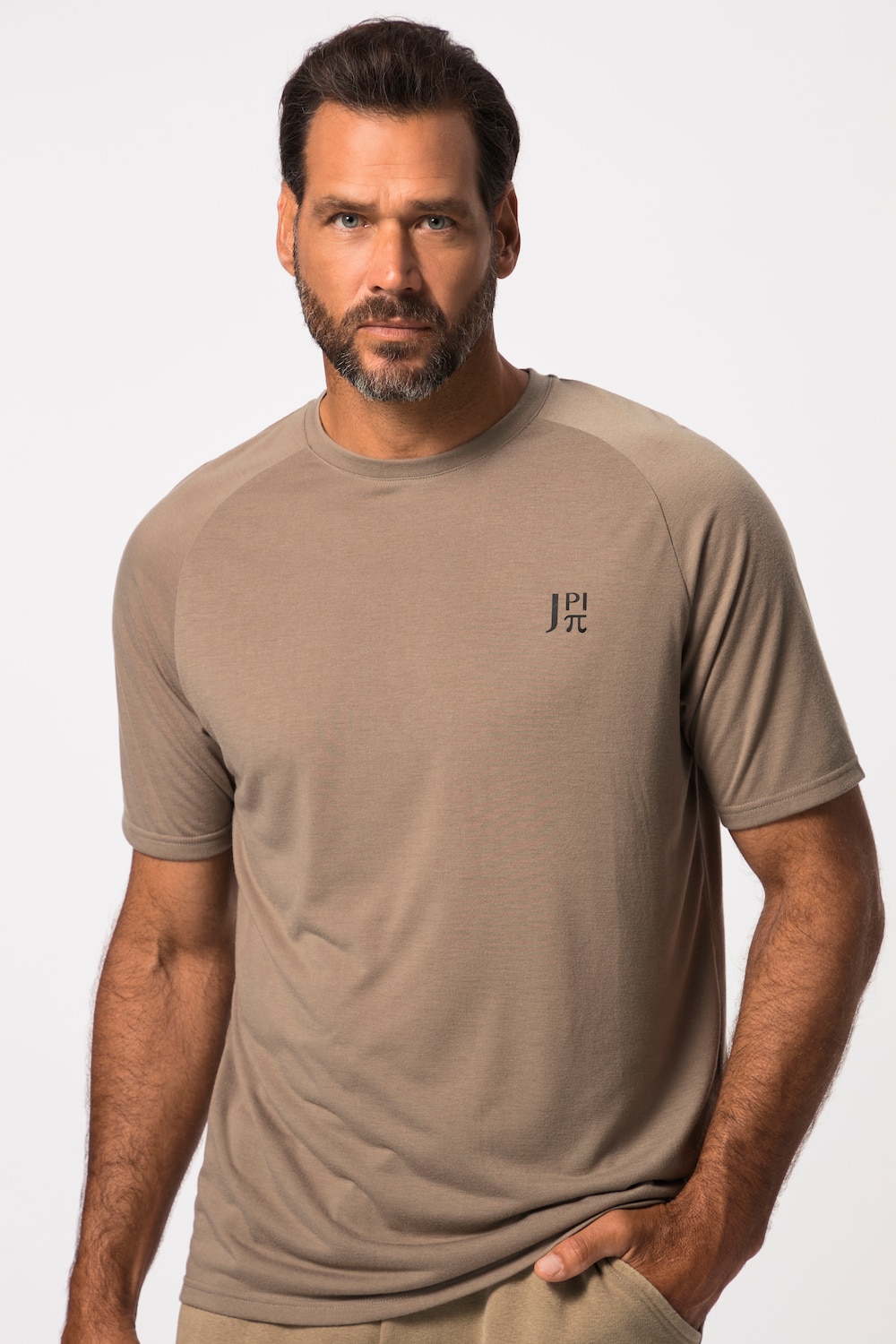Grote Maten JAY-PI T-shirtmale, bruin, Maat: 5XL, Polyester/Katoen, JAY-PI