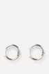 Kruhové náušnice, dvoubarevné, malé