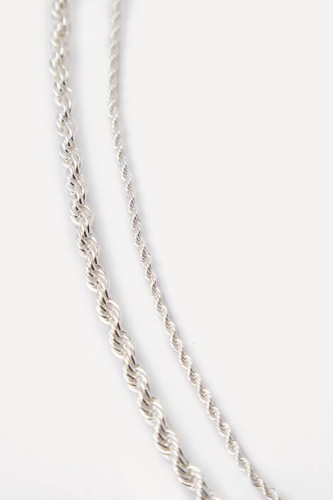 Kette, doppelt, verschiedene Längen, Karabinerverschluss