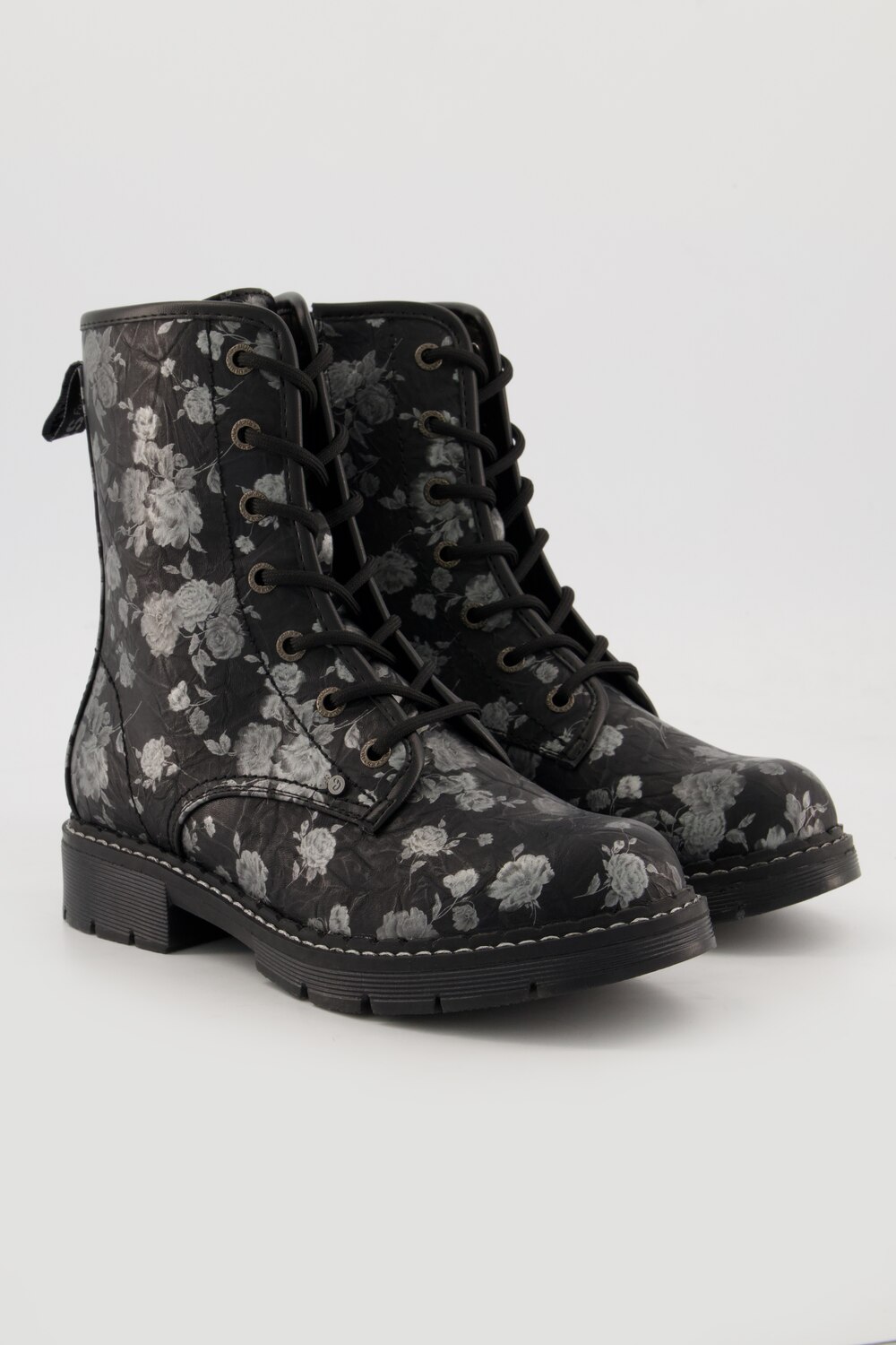 Grote Maten boots, Dames, zwart, Maat: 37, Leer/Overige, Ulla Popken